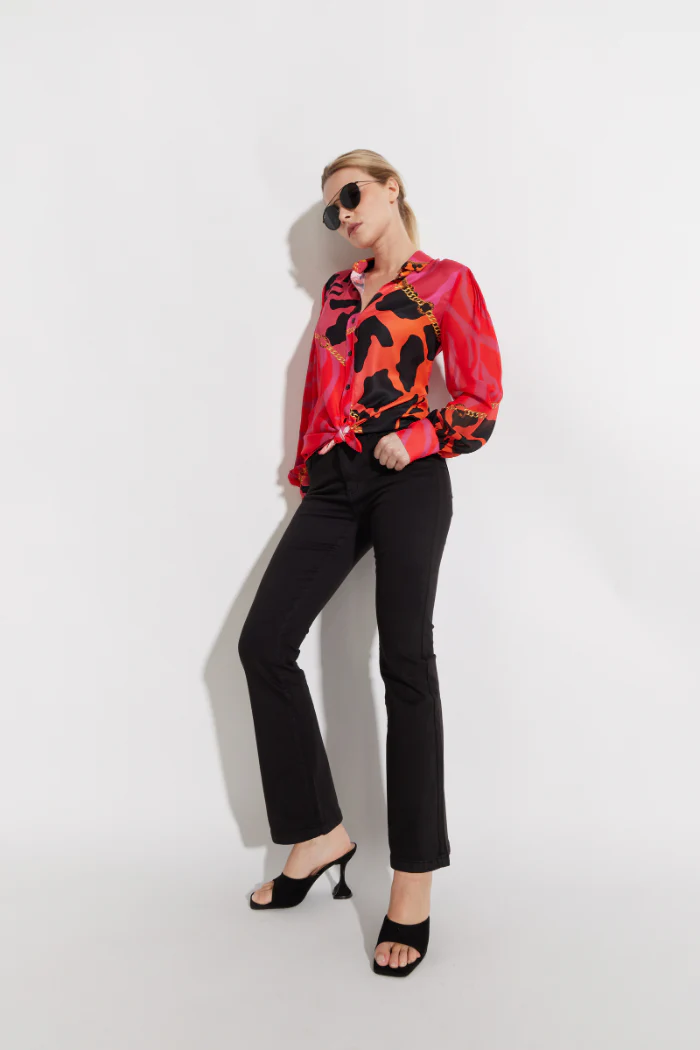 Printed Button Front Shirt - Image 2