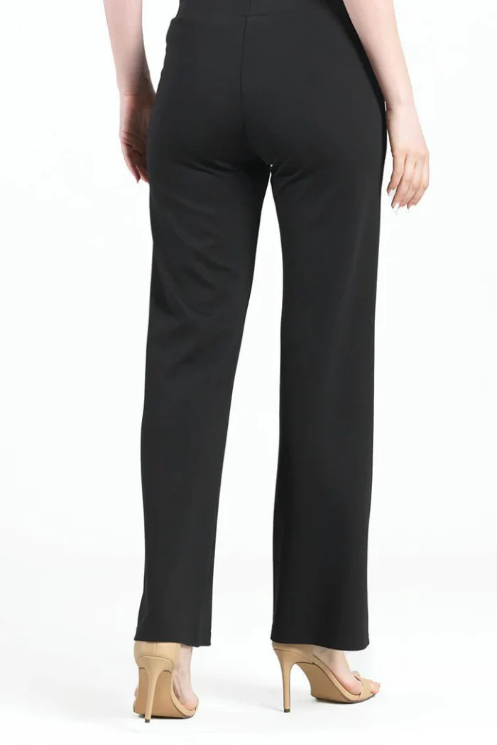 Rayon-Ponte Knit Loose Leg Pocket Pant - Image 4