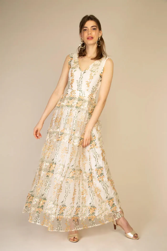 Floral Tulle Dress - Image 2