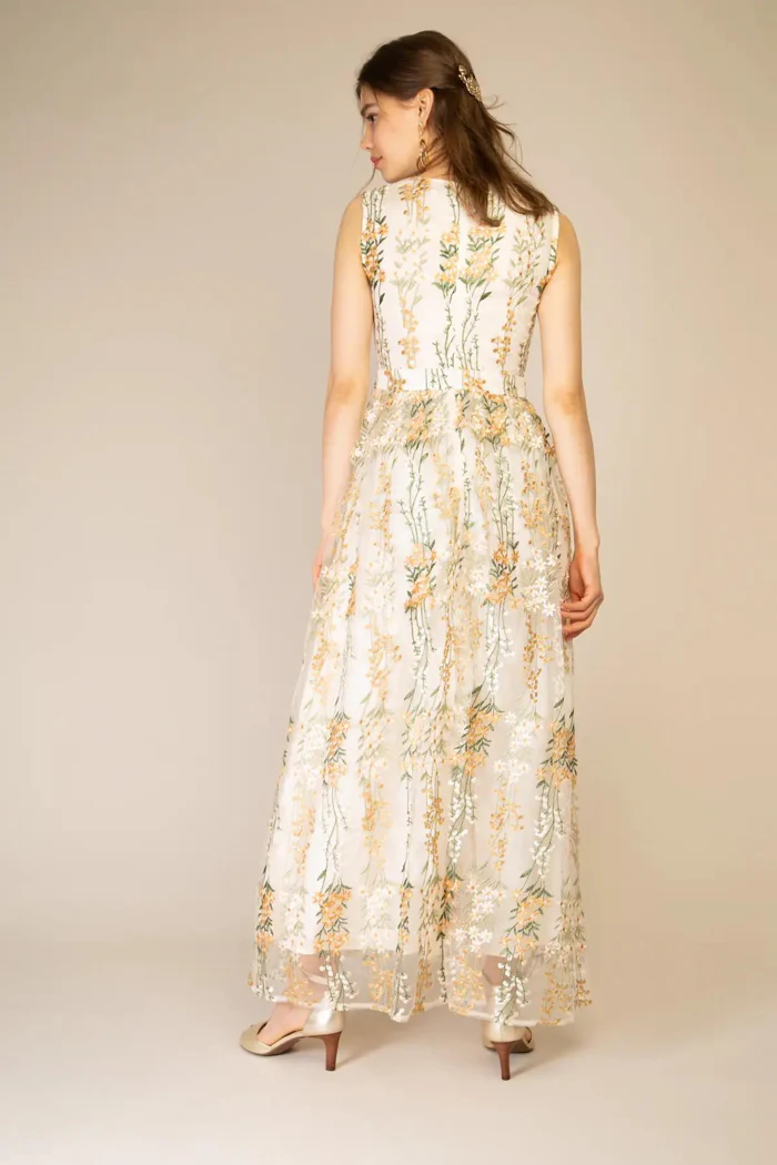Floral Tulle Dress - Image 3