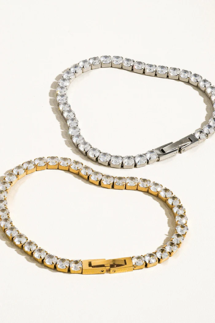 René Tennis Bracelet - Gold - Image 2