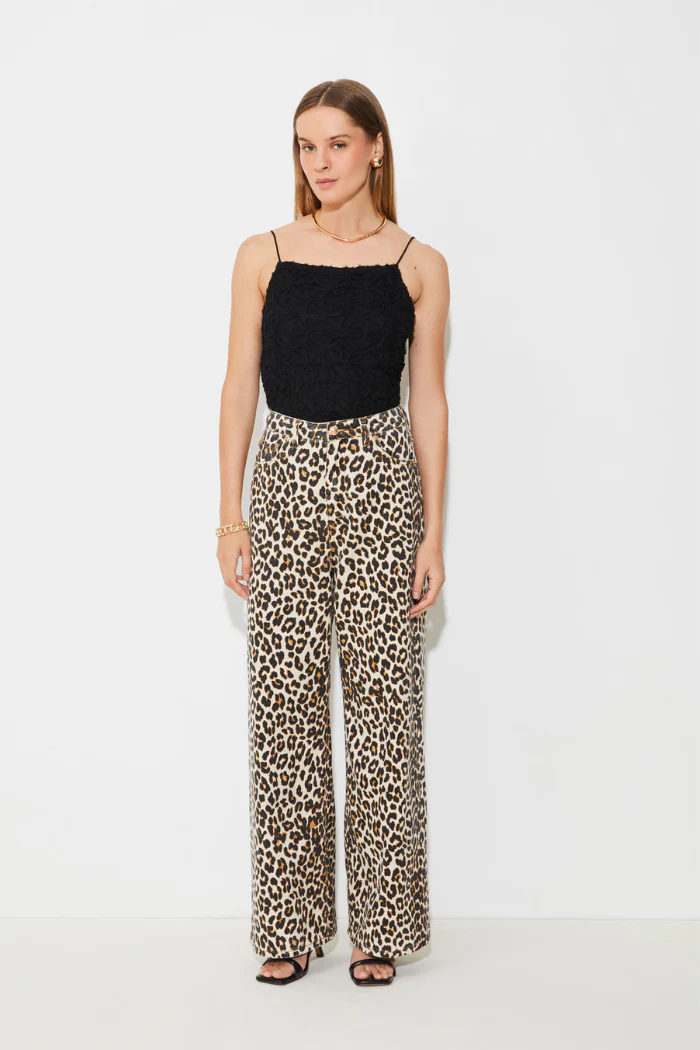 Robin Leopard High Waisted Jeans