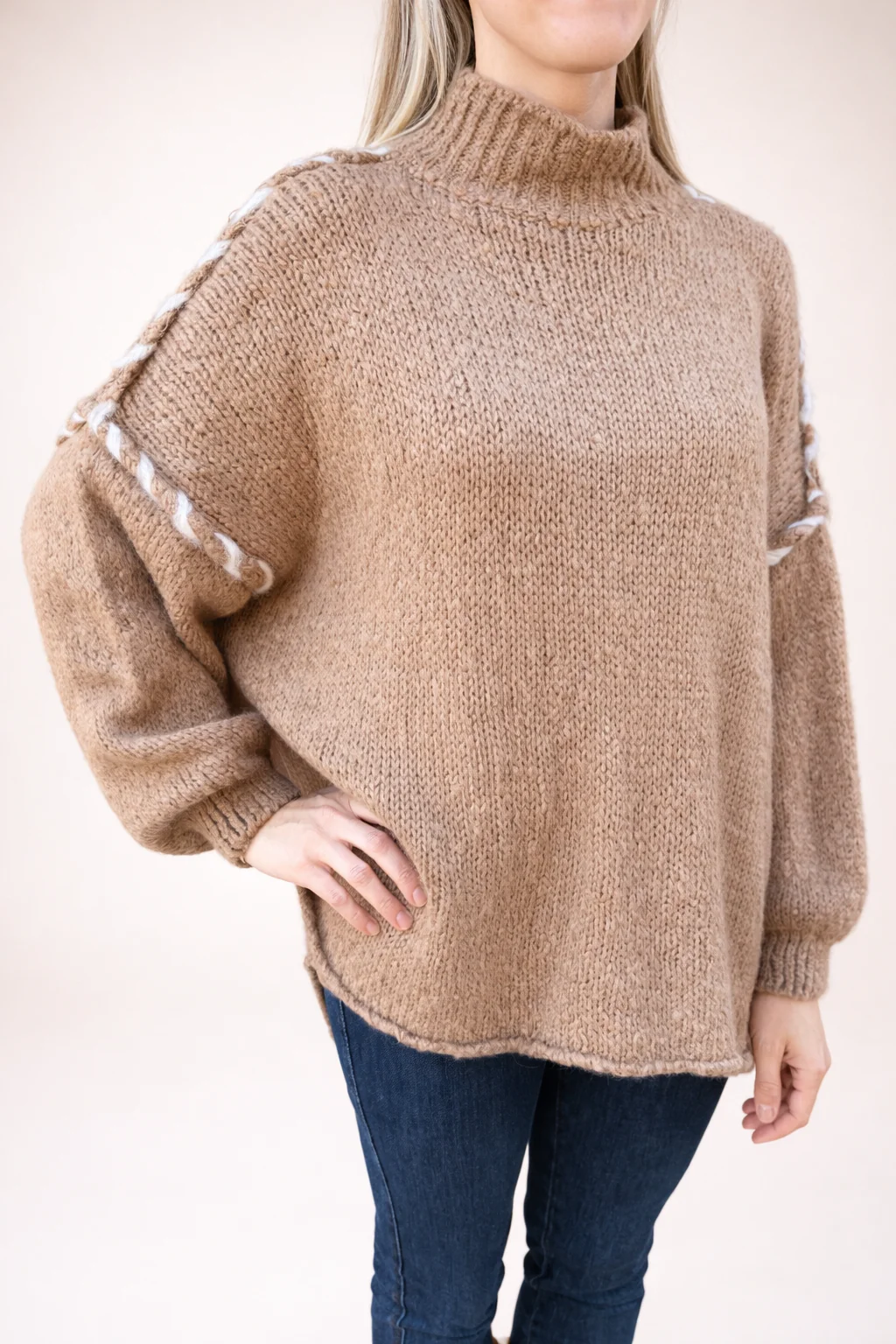 Romy Sweater | Caramel - Image 4