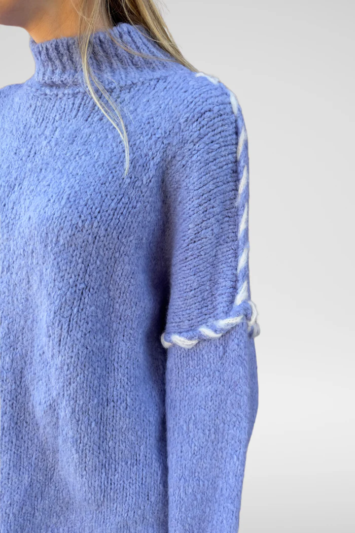 Romy Sweater | Periwinkle - Image 2