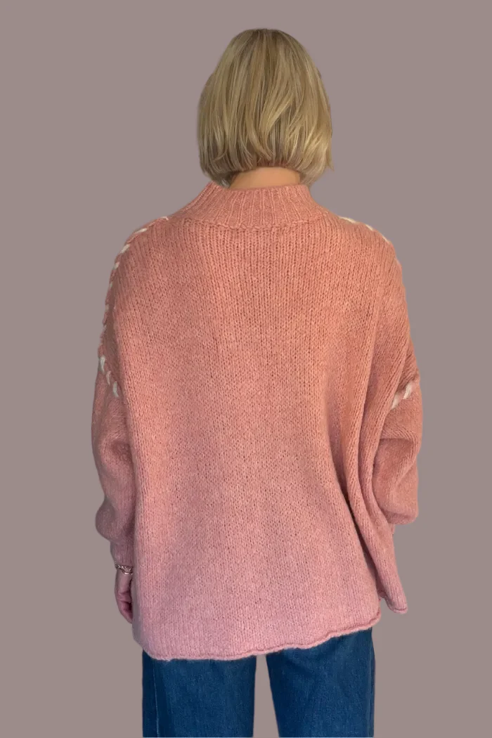 Romy Sweater | Pink - Image 3