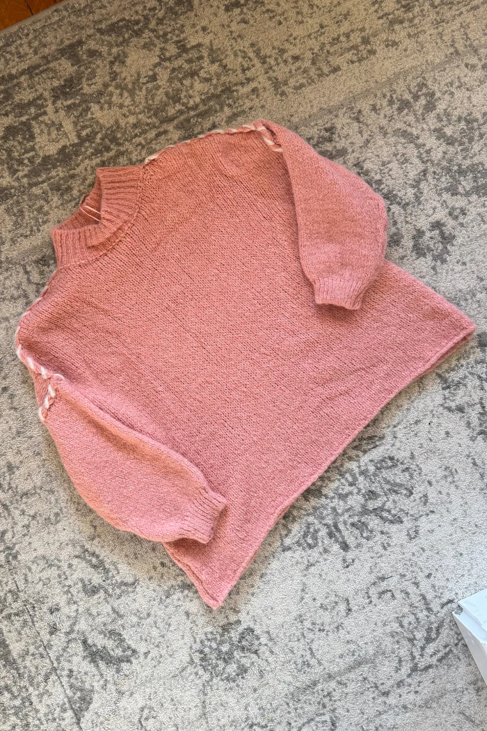 Romy Sweater | Pink - Image 4
