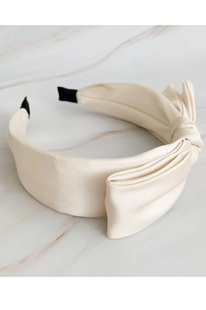 Satin Side Bow Headband - Image 3