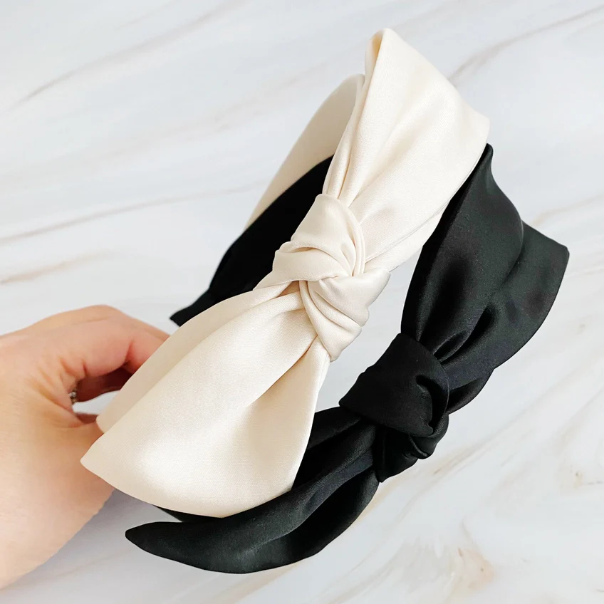 Satin Side Bow Headband - Image 4