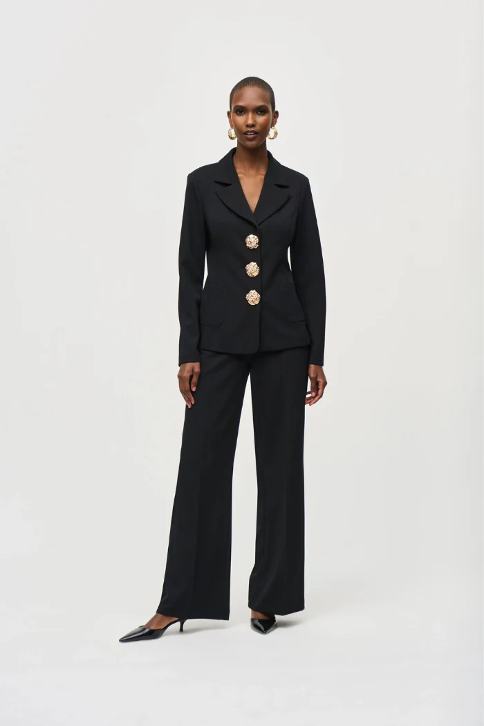 Scuba Crepe Fitted Blazer - Image 3
