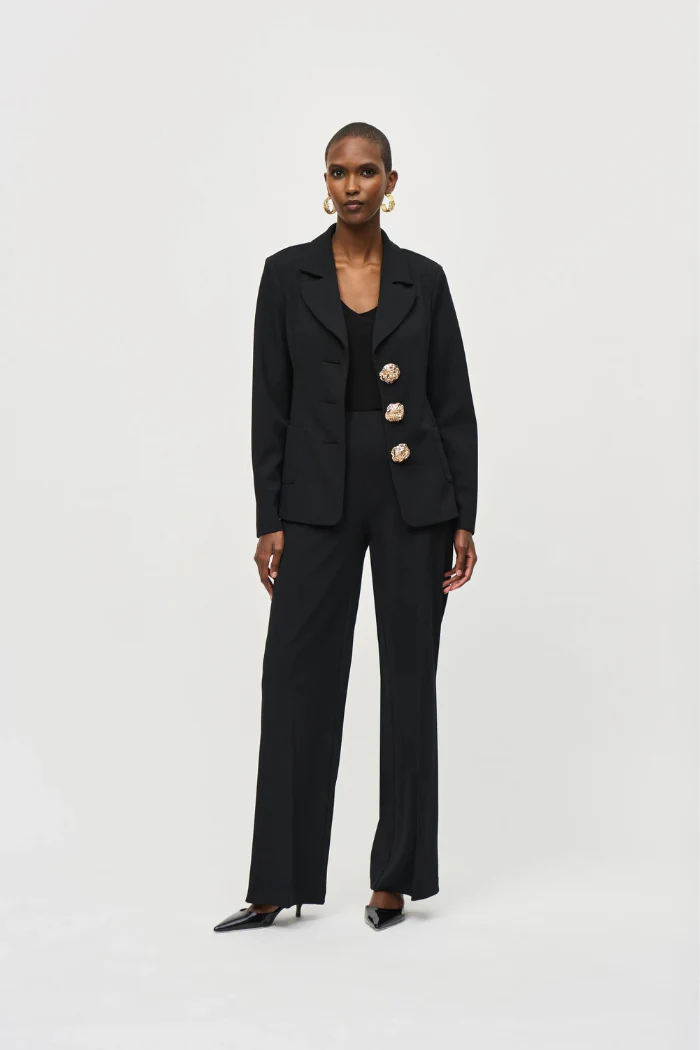 Scuba Crepe Fitted Blazer - Image 5