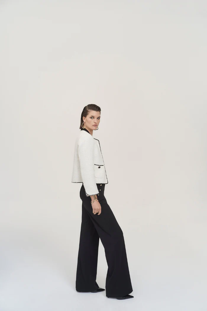 Scuba Crepe Wide-Leg Pull-On Pants - Image 4