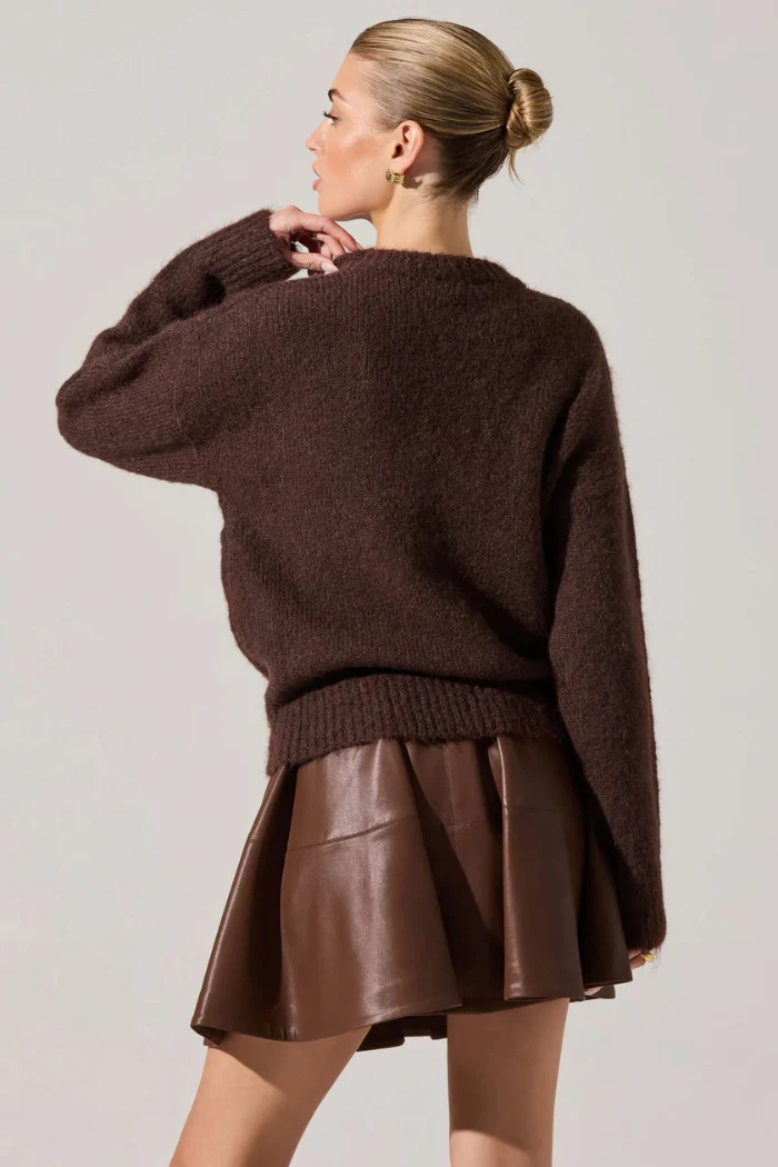 Selbie Brushed Knit Sweater - Image 2