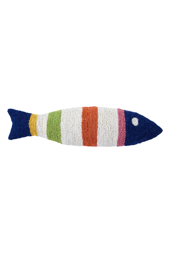 Shaped Picket Fish Hook Pillow - Kate Nelligan - Image 3