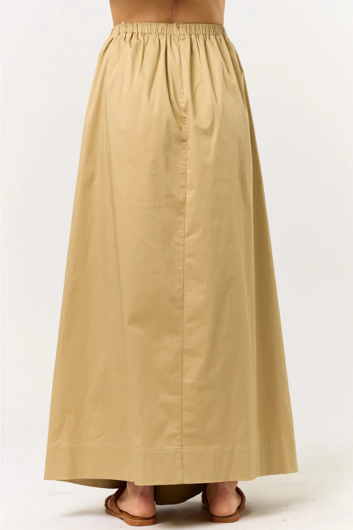 Shirring Maxi Skirt - Image 5