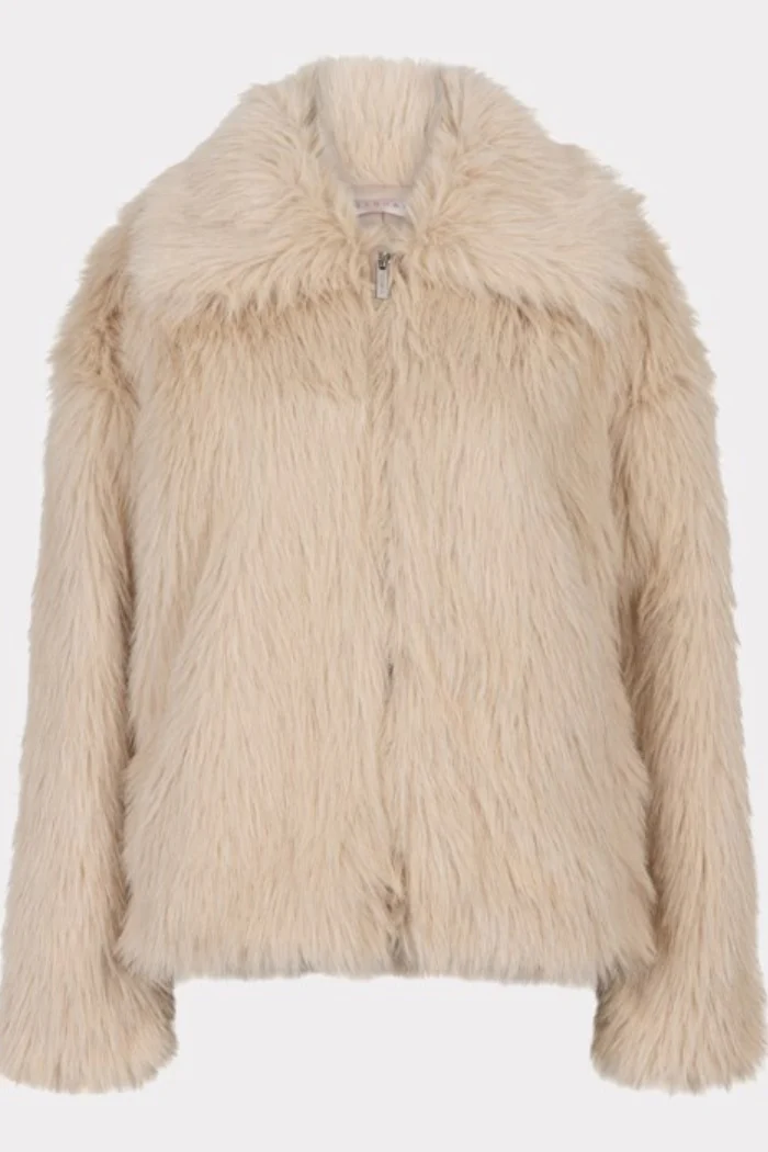 Short Faux Fur Jacket - Image 5