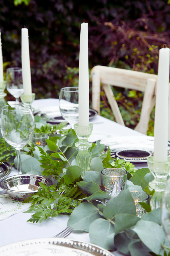 Short Glass Candlestick - Image 3