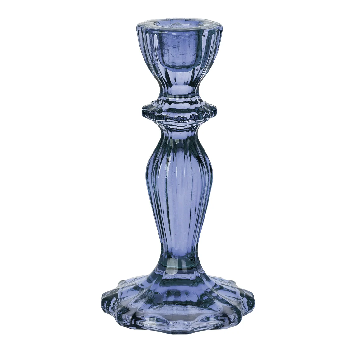 Short Glass Candlestick - Image 6