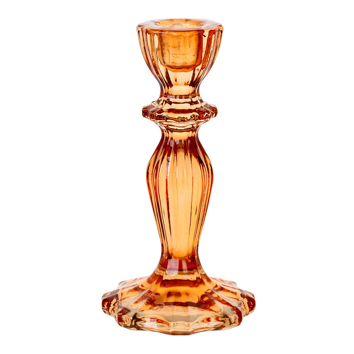 Short Glass Candlestick - Image 7