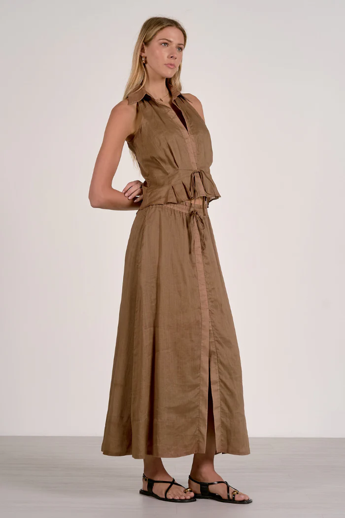 Sienna Tie-Waist Sleeveless Blouse - Image 3