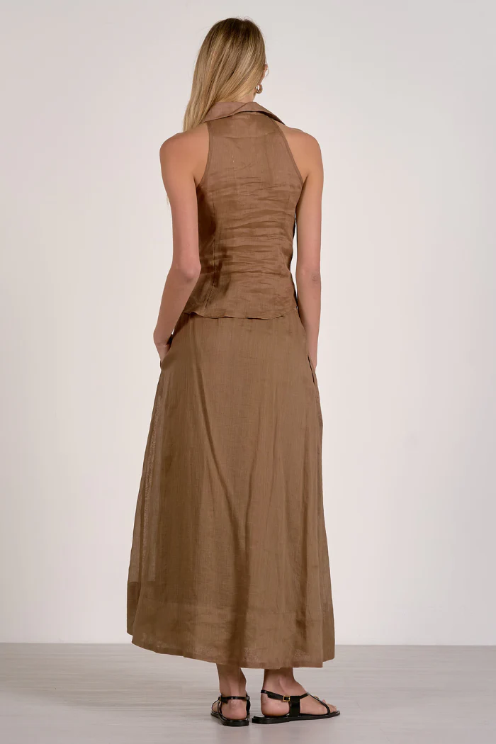 Sienna Tie-Waist Sleeveless Blouse - Image 4