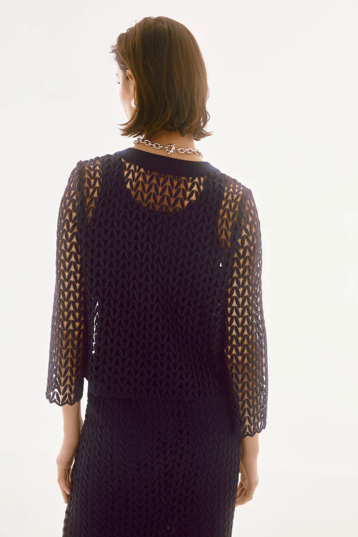 Signature | Guipure And Silky Knit Two Piece Set - Image 4