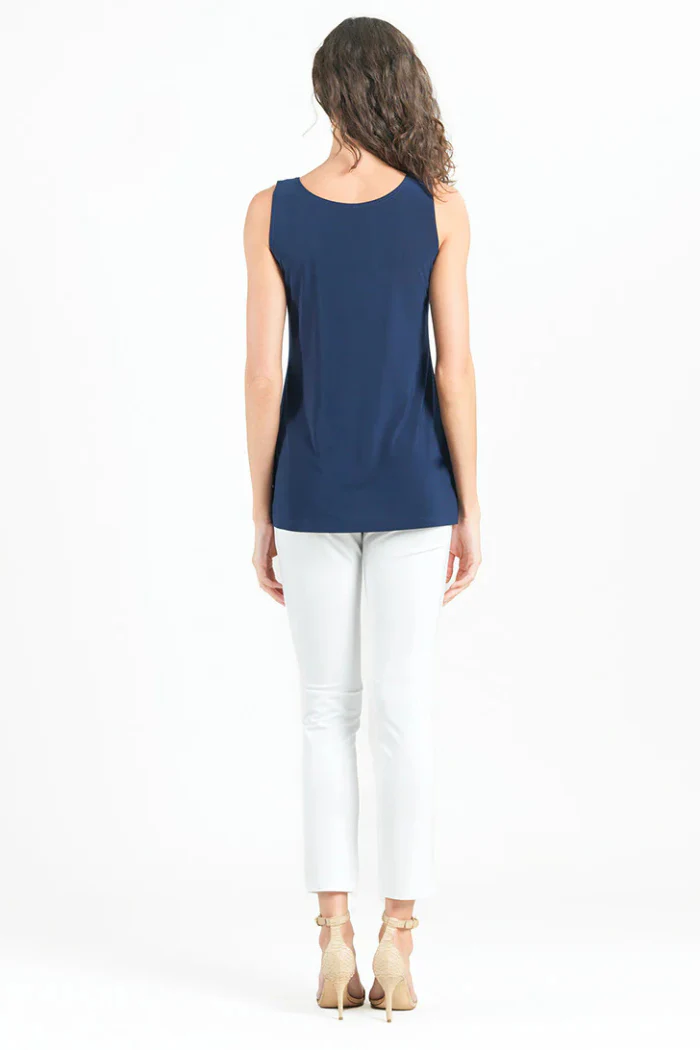 Signature Mid-Length Tank - Navy - Image 3