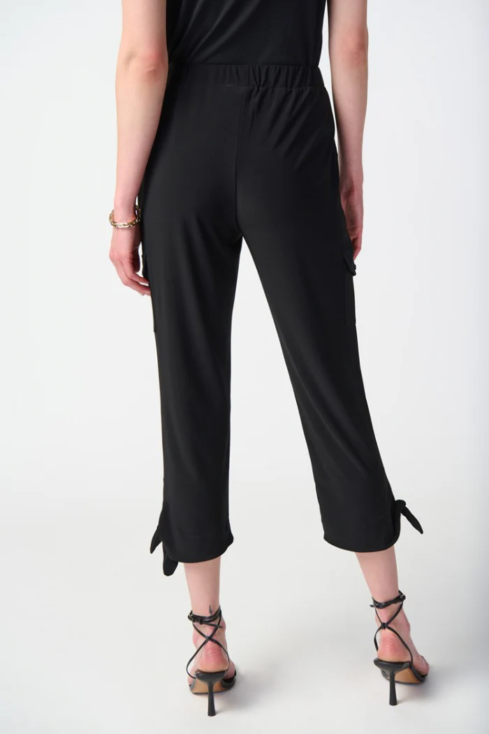Silky Knit Jogger Pants with Cargo Pockets - Image 3