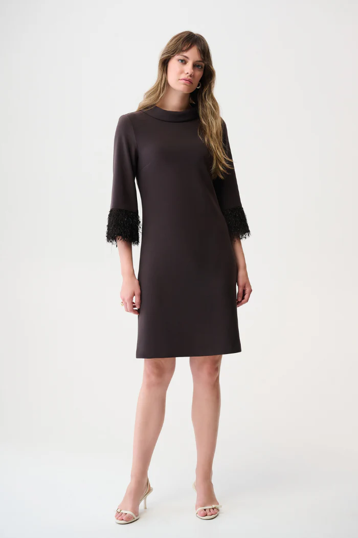 Silky Knit & Novelty A-Line Dress