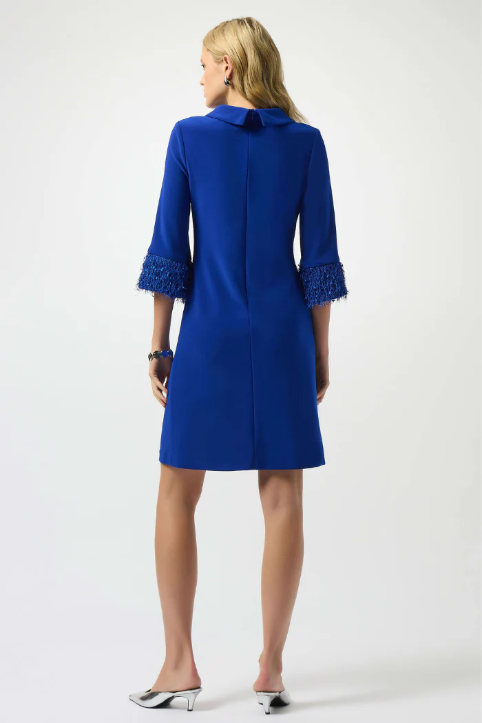 Silky Knit & Novelty A-Line Dress - Image 12