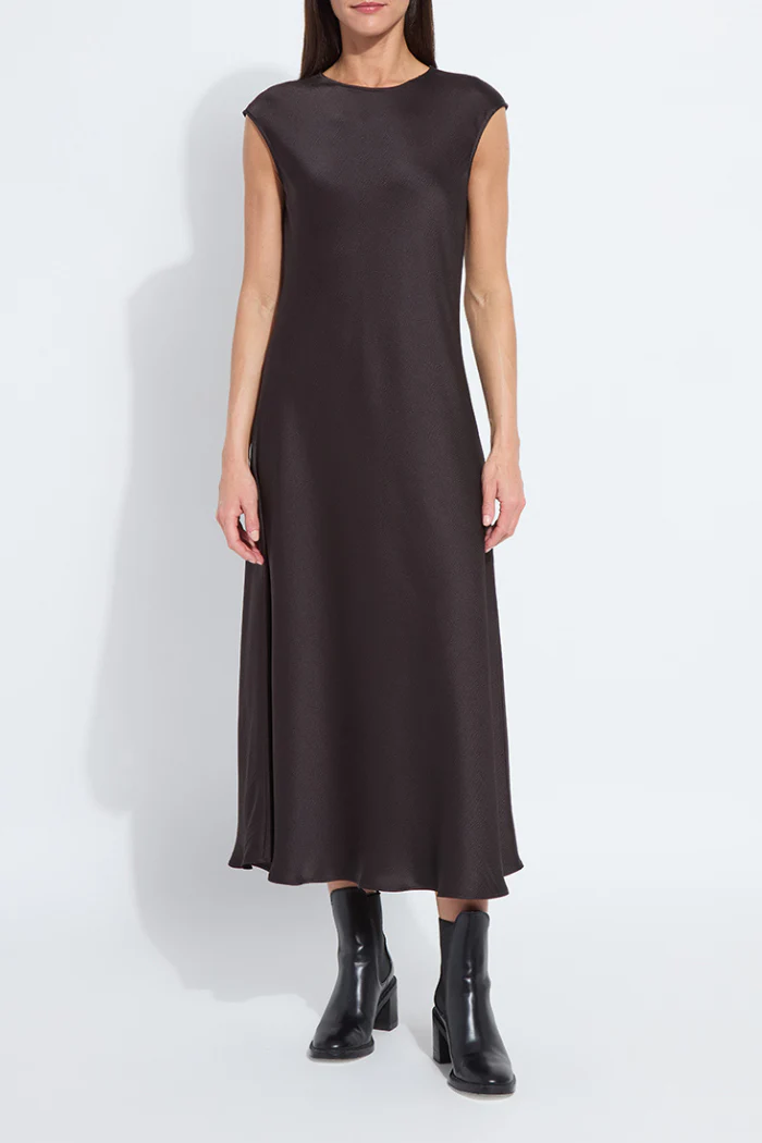 Silvana Bias Cut Midi Dress