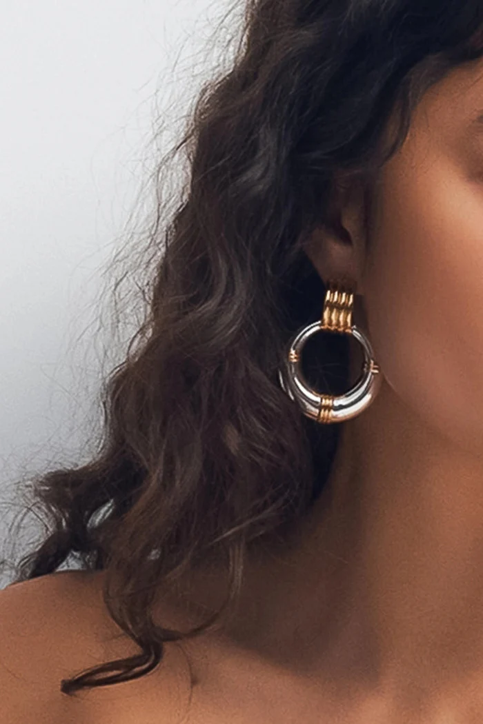 Siya Statement Hoop Earring