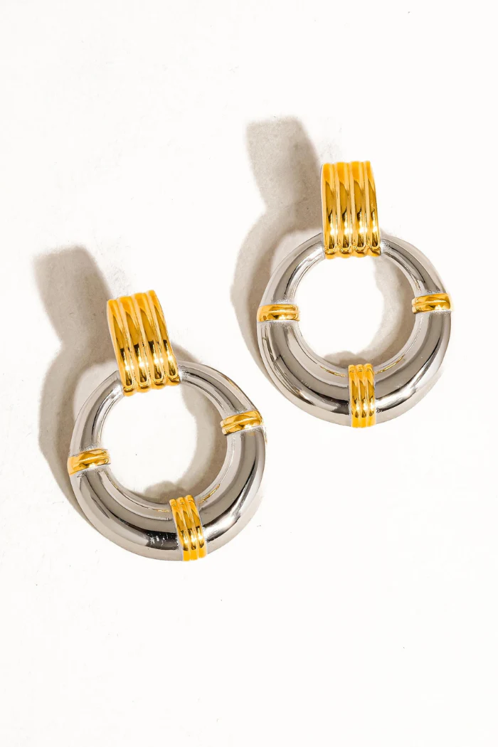 Siya Statement Hoop Earring - Image 2