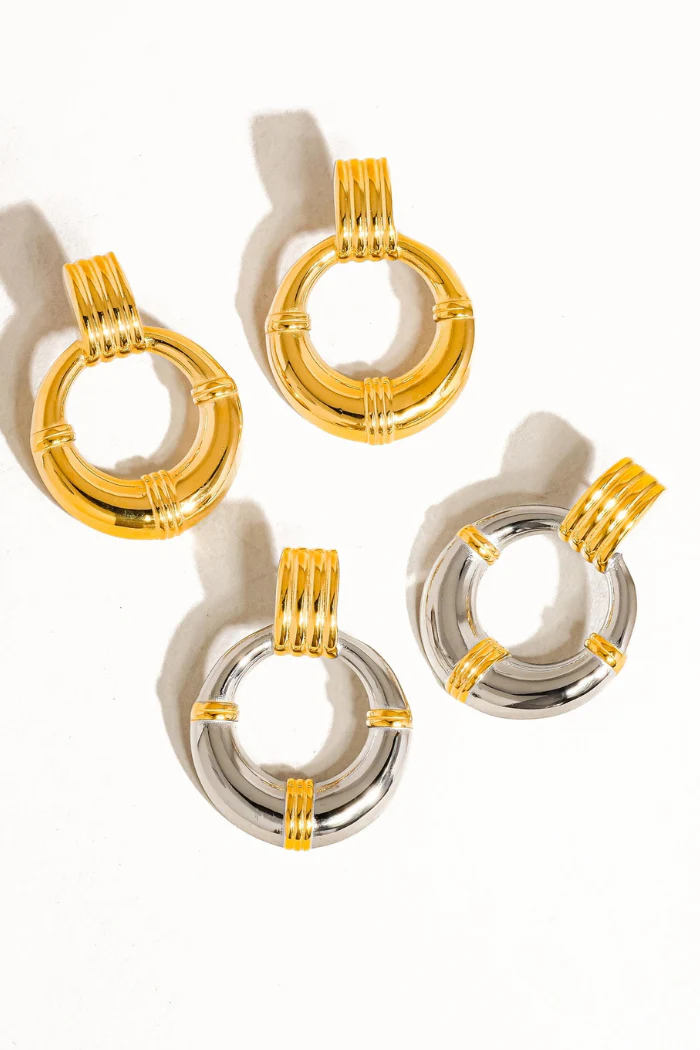 Siya Statement Hoop Earring - Image 3