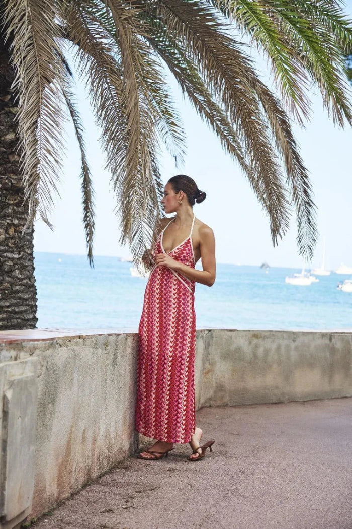 Sleeveless Crochet Dress - Image 2