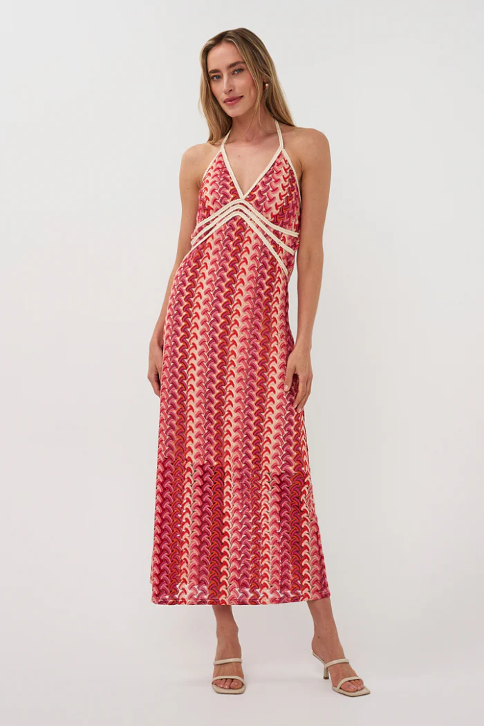 Sleeveless Crochet Dress - Image 3