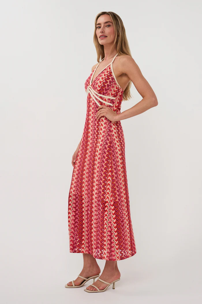 Sleeveless Crochet Dress - Image 4