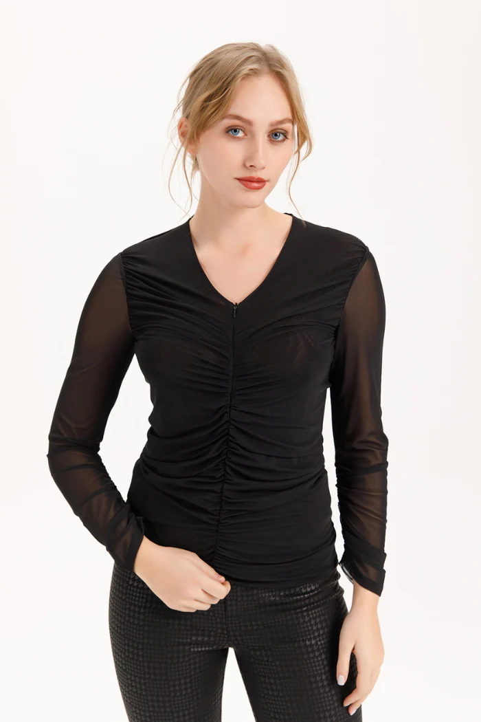 Soho Top - Black Mesh