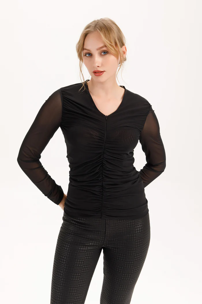 Soho Top - Black Mesh - Image 2