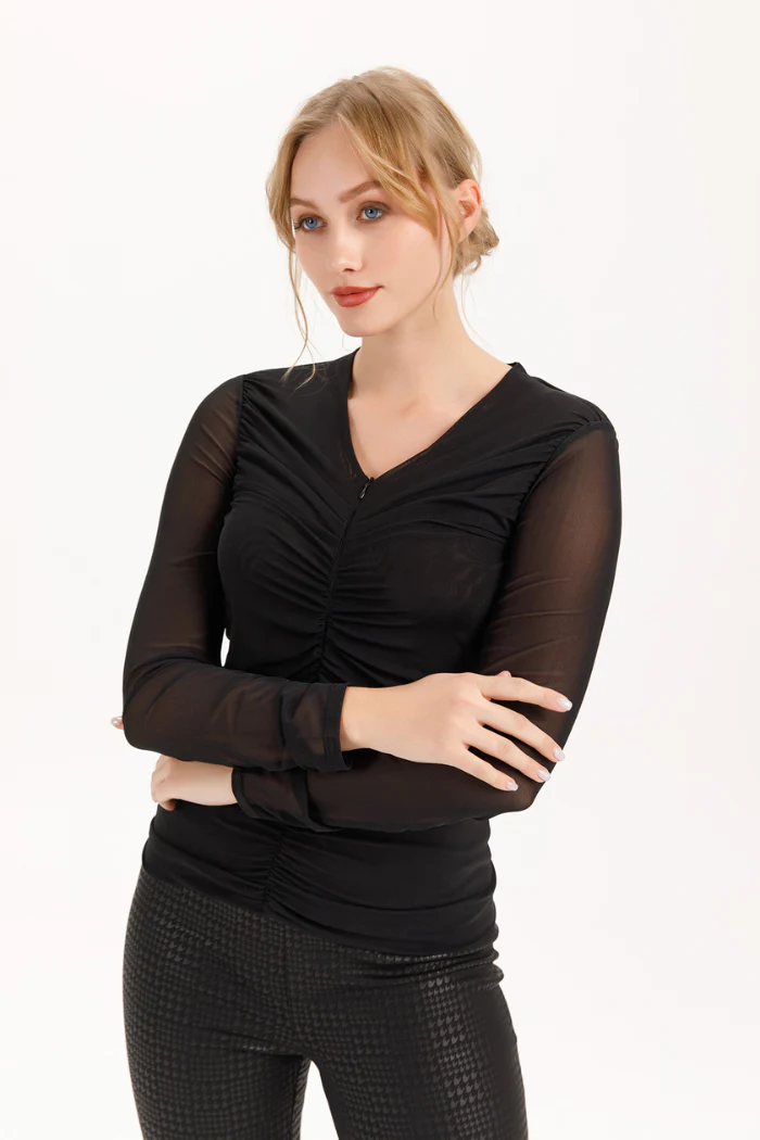 Soho Top - Black Mesh - Image 4