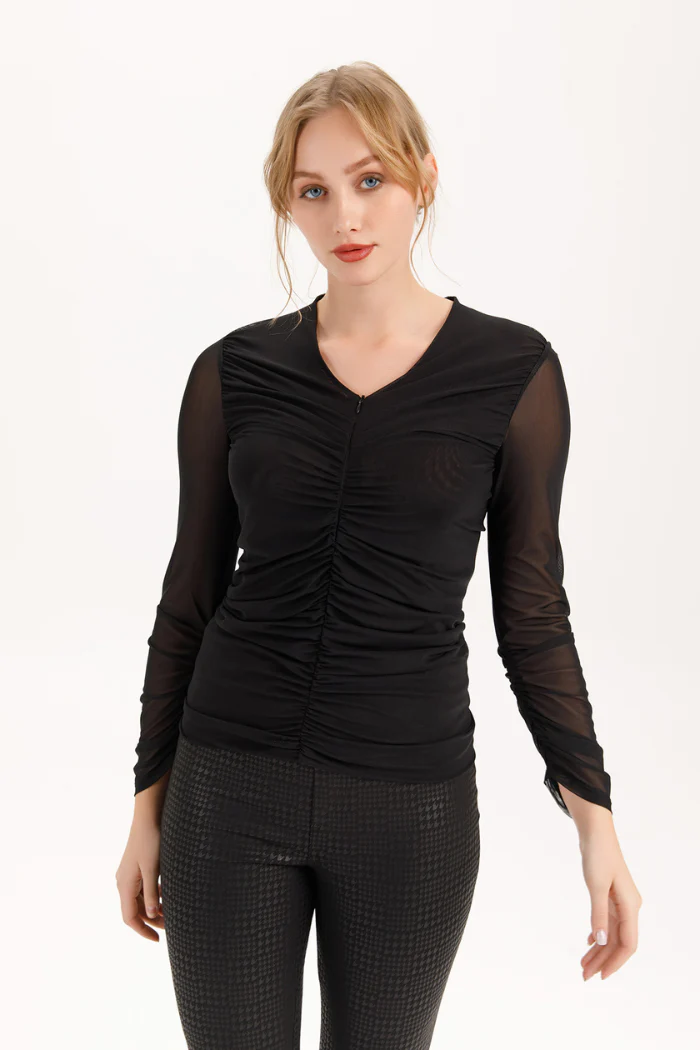 Soho Top - Black Mesh - Image 5