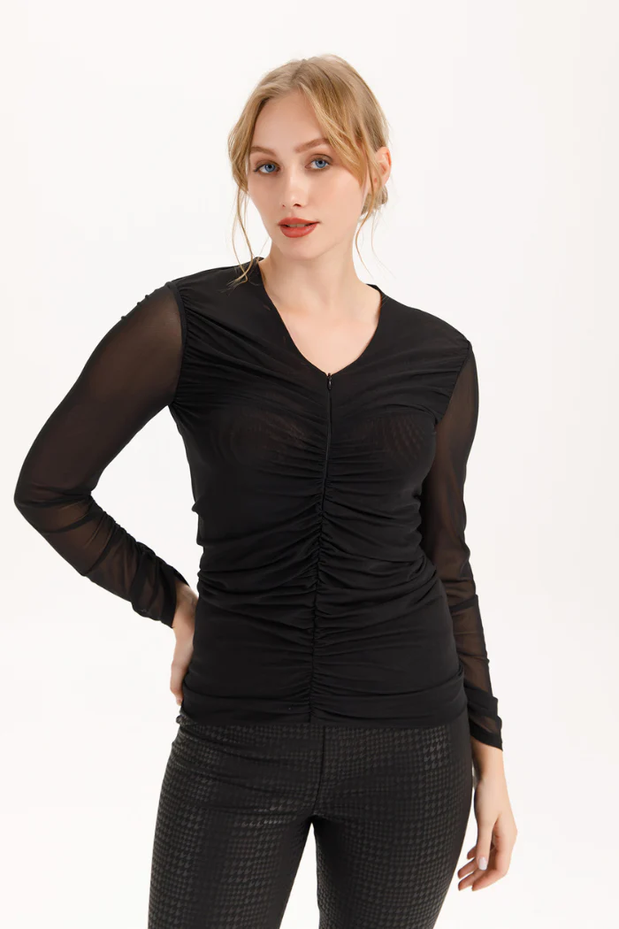 Soho Top - Black Mesh - Image 6