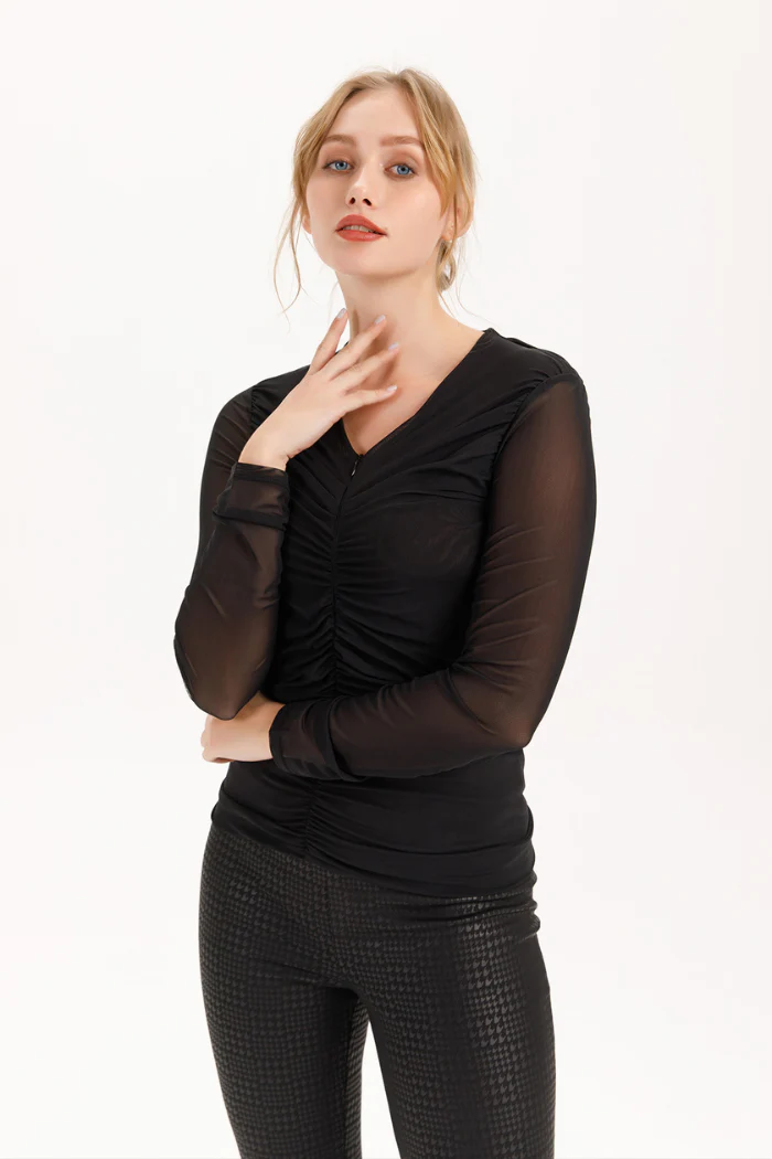 Soho Top - Black Mesh - Image 7