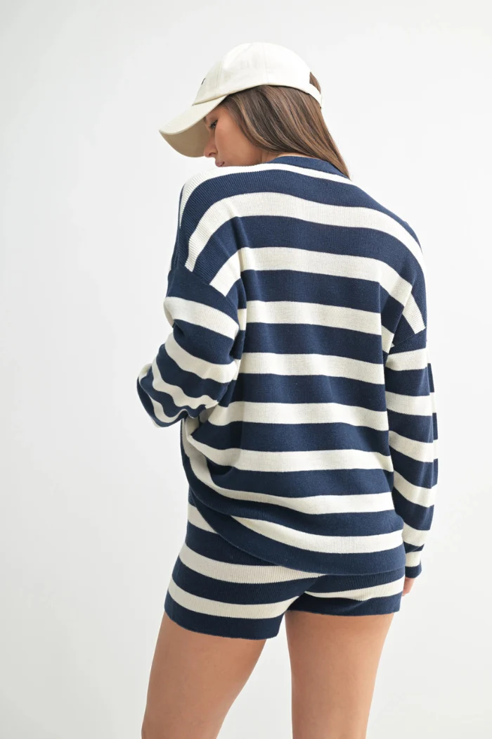 Spring Stroll Stripe Set - Deep Ocean - Image 4
