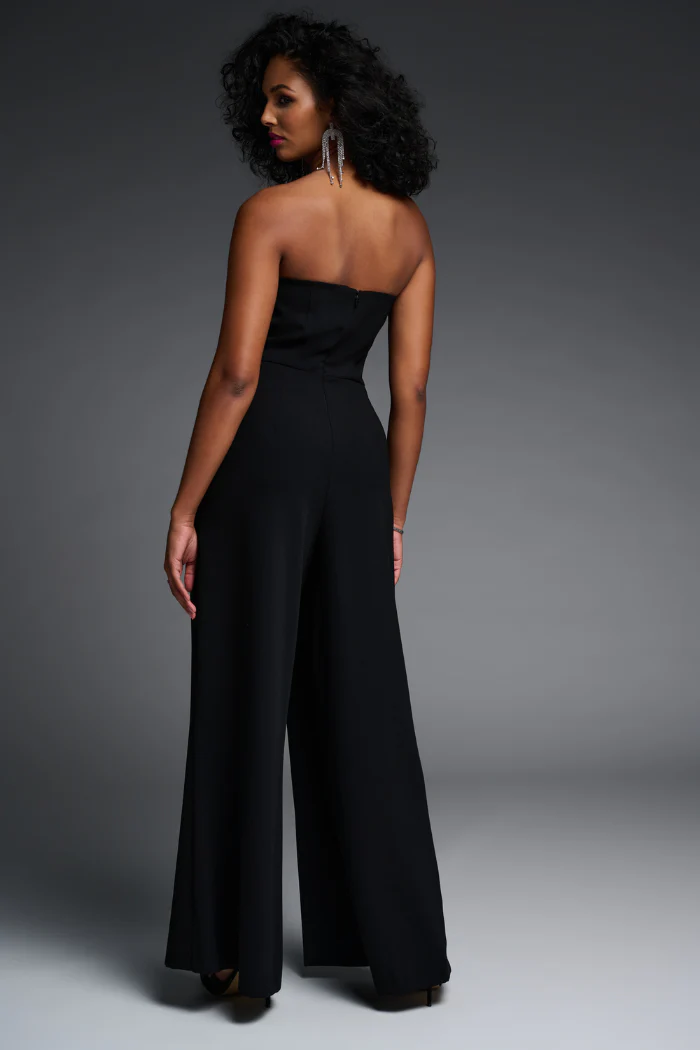 Strapless Wide Leg Jumpsuit - Image 4