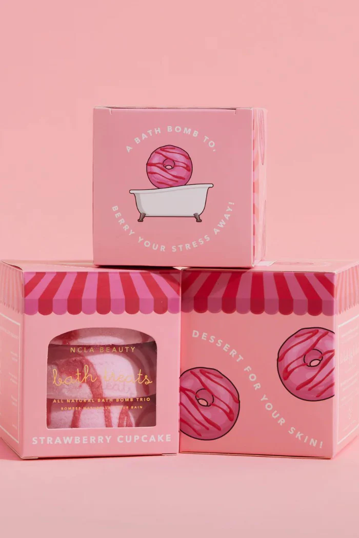 Strawberry Cupcake Bath Treats - Image 4