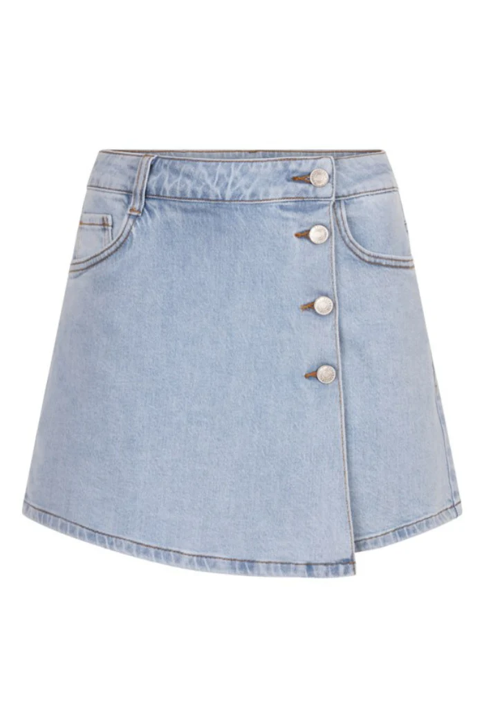 Stretch Denim Skort - Image 5