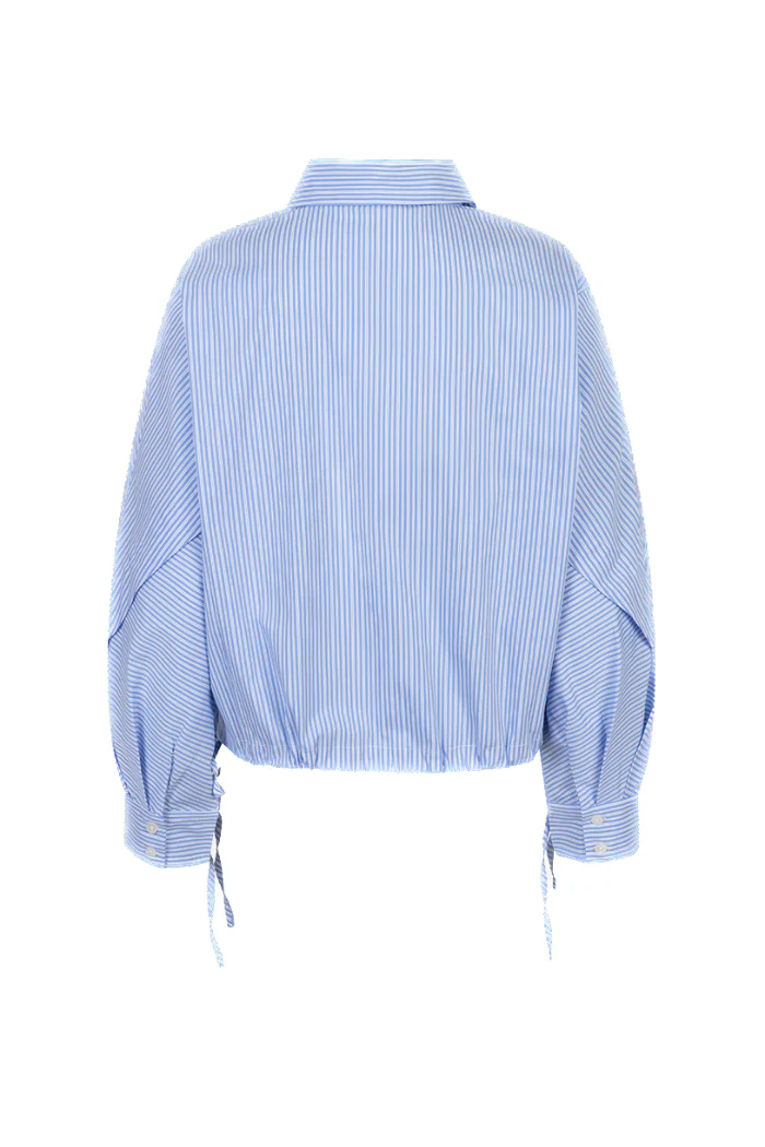 Striped Batwing Blouse - Image 9