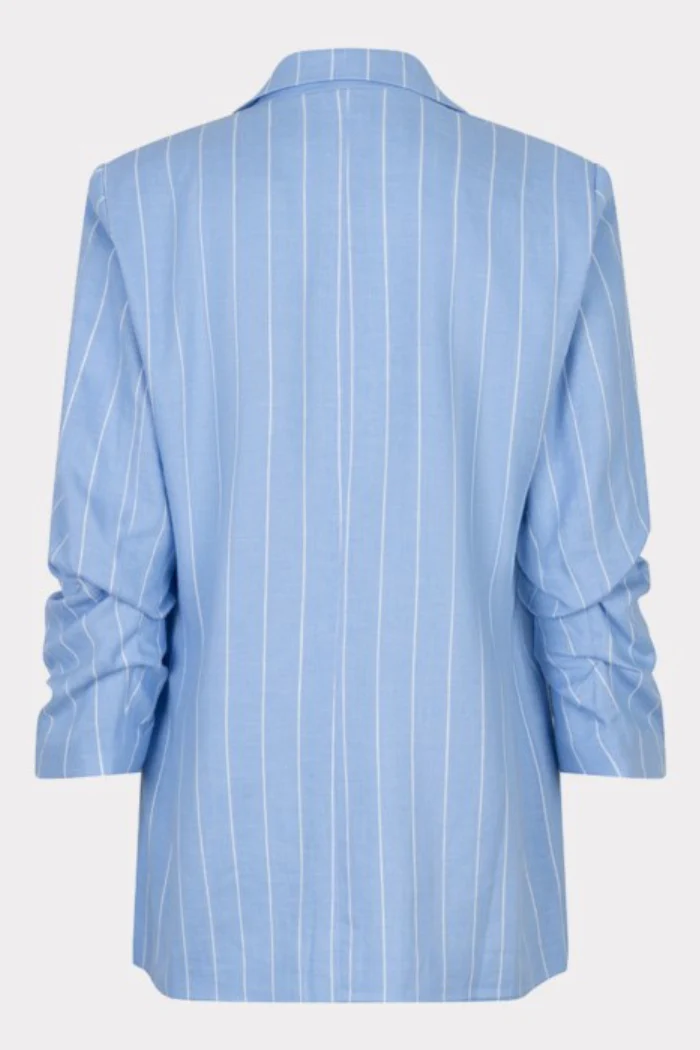 Striped Linen Blazer - Image 8
