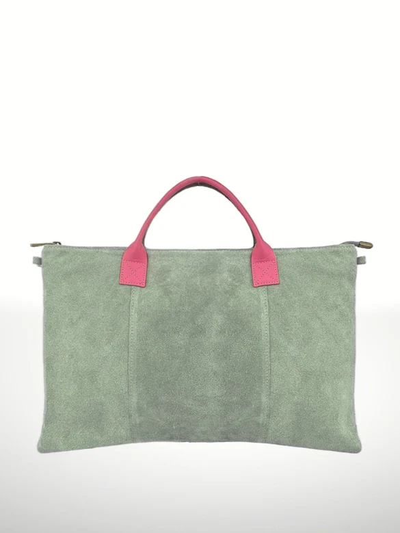 Suede Leather Bag - Image 5