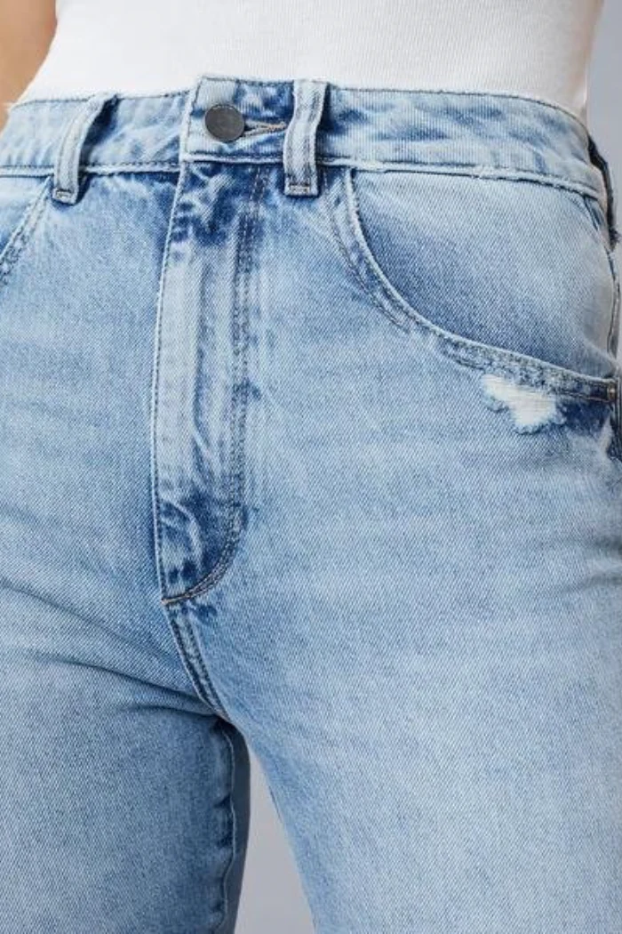 Susie Tapered in Jet Stream Distressed - Image 7